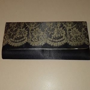 💰Gold and black evening clutch